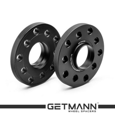 переходная Проставка Getmann 25мм 5x112-5x100 с направляющей dia 57,1 Кованая черная адаптер для зміни вильоту